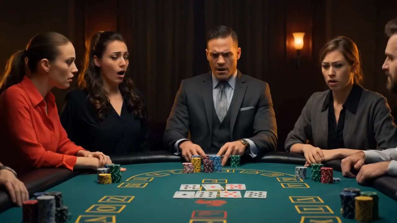 Texas Holdem gambling scene