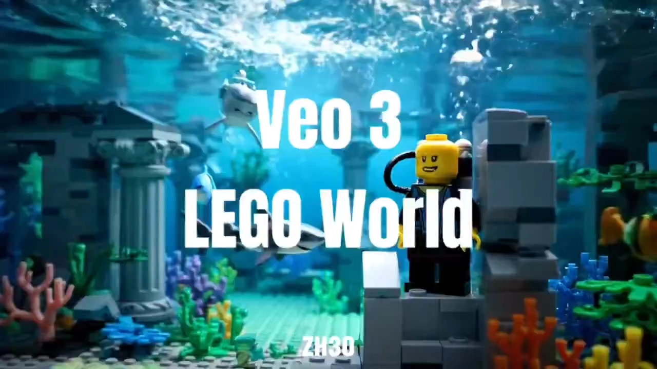 Miniature LEGO world
