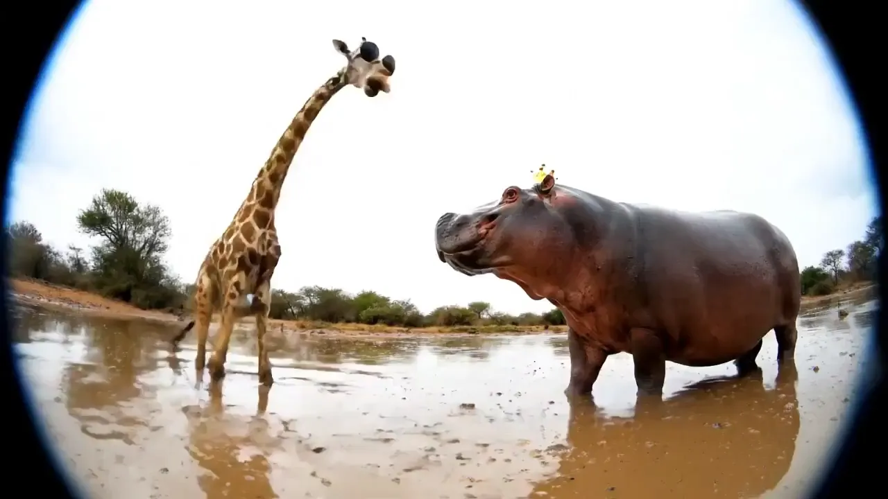 The giraffe's flow! 