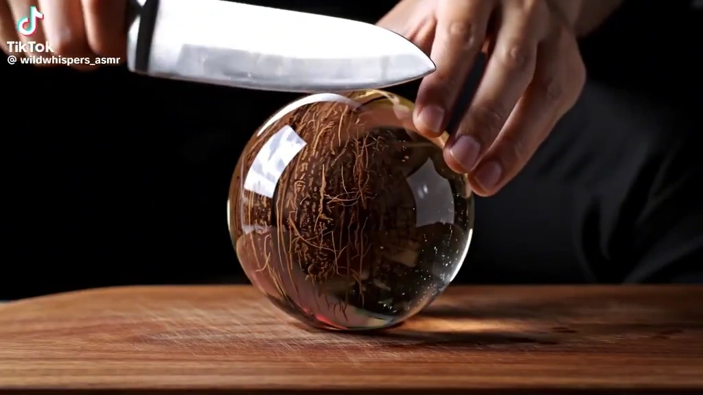 Cut glass object ASMR