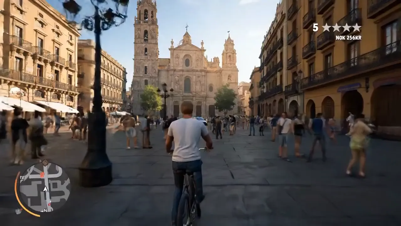 A hyper-realistic video game in the style of Grand Theft Auto