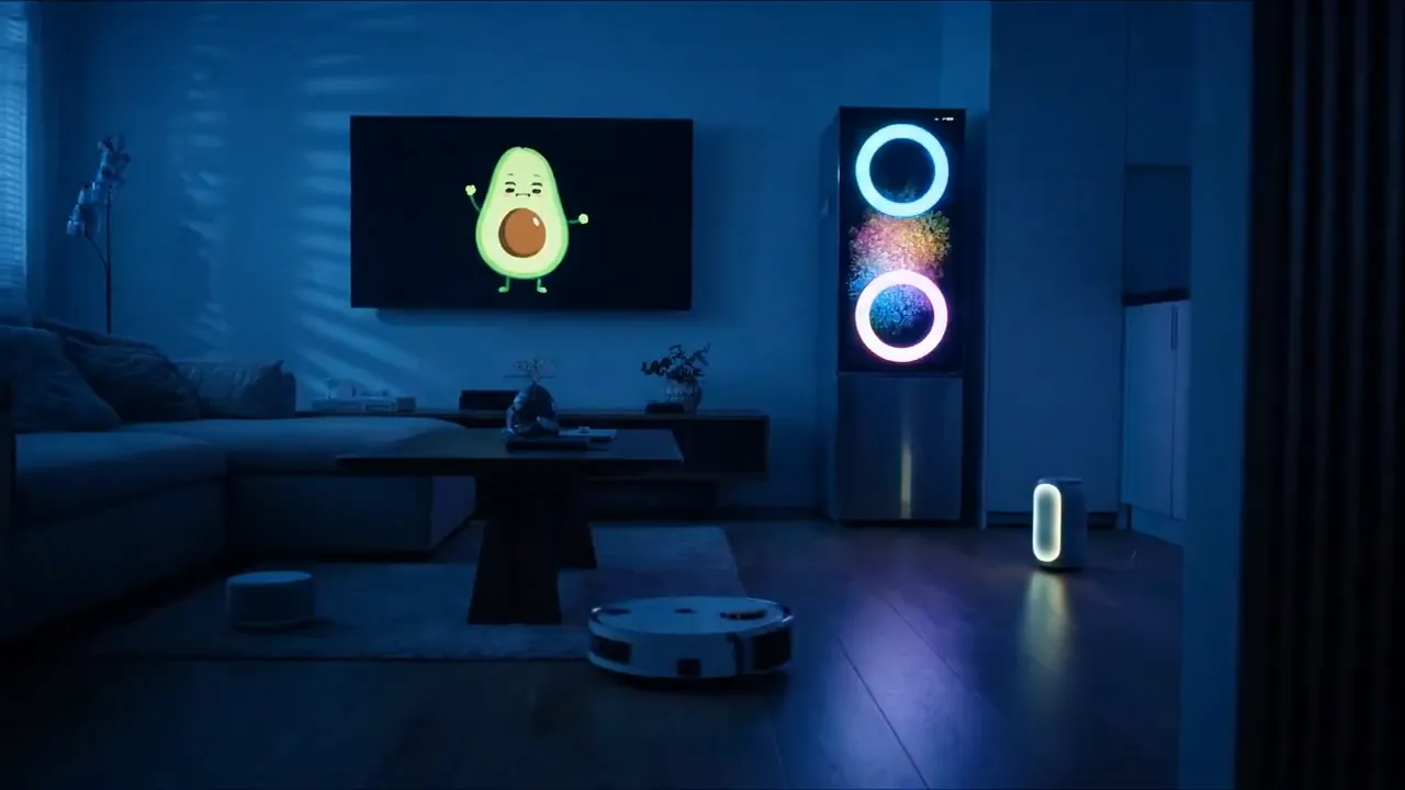 A late-night silent party
