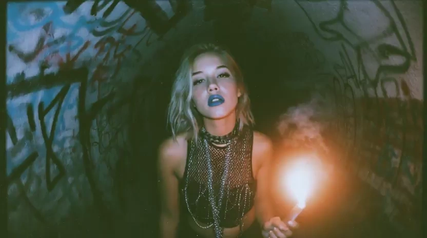 Sing with a torch