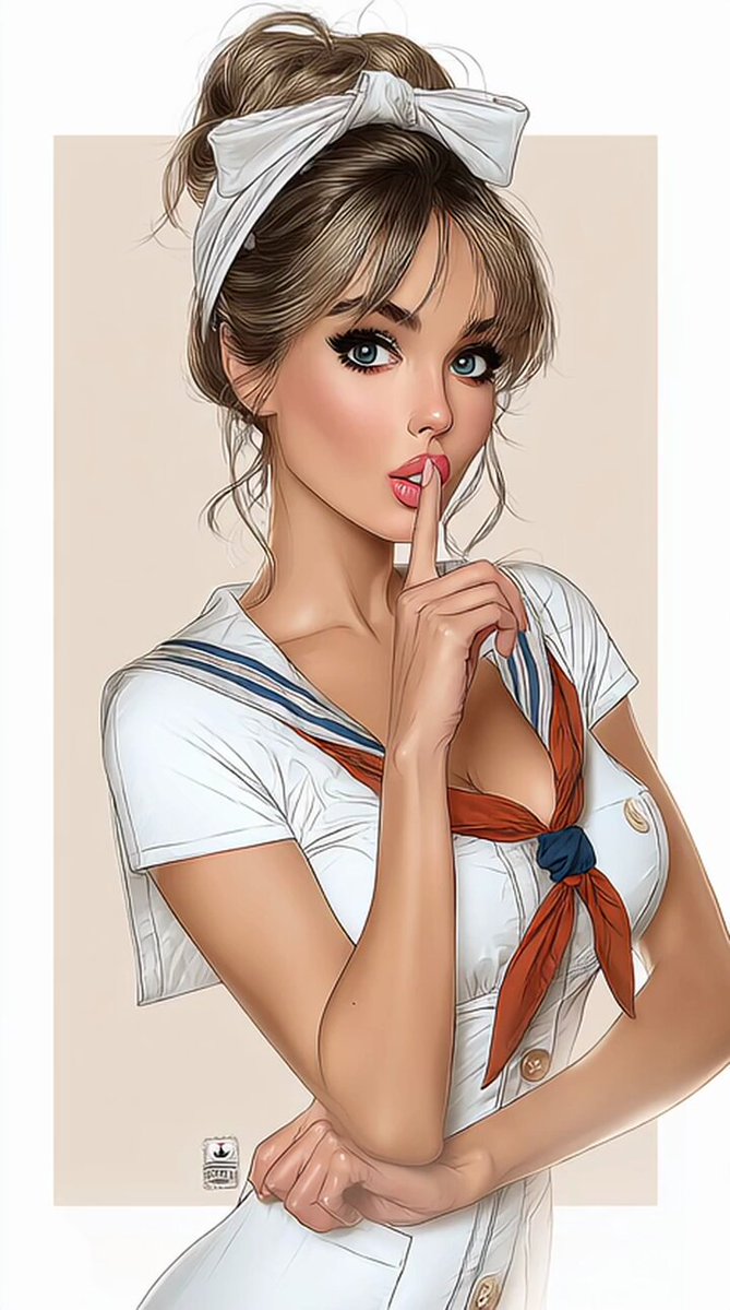 A beautiful pin up girl come to life
