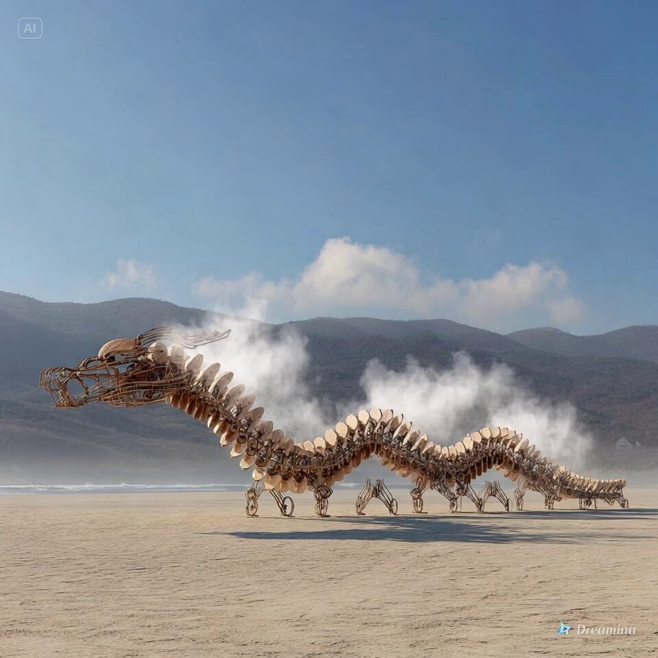 Mythical dragon