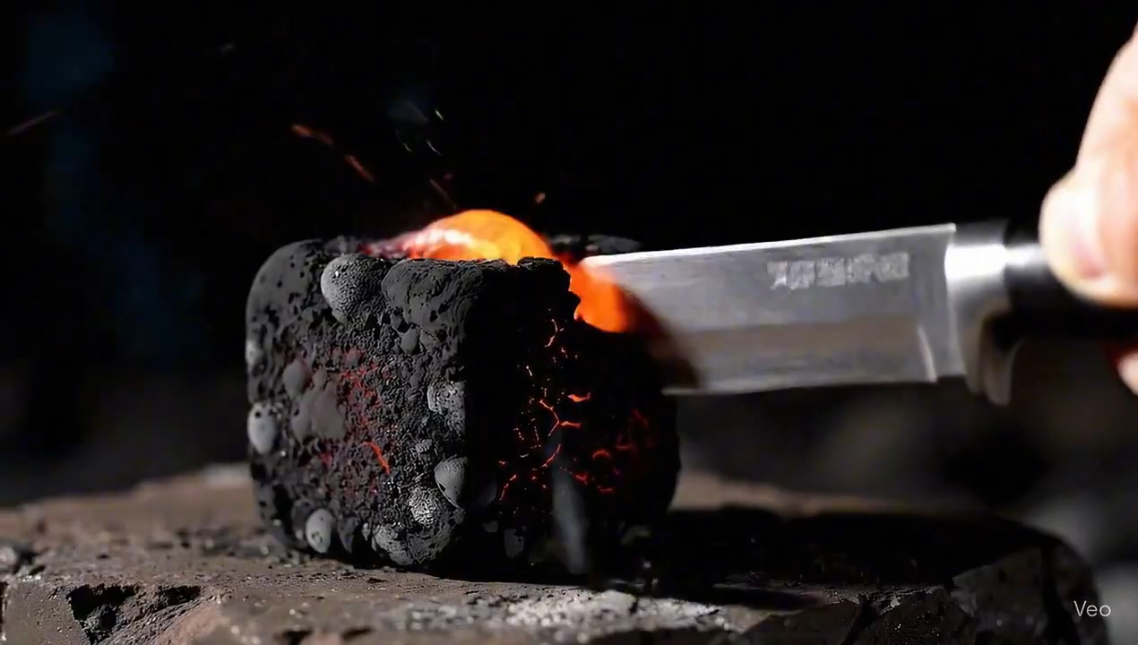 ASMR-Glowing lava cube
