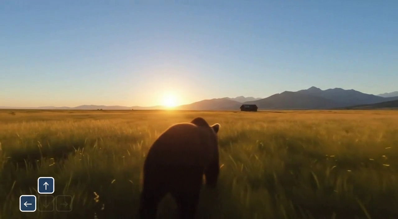 Prairie and Brown bear
