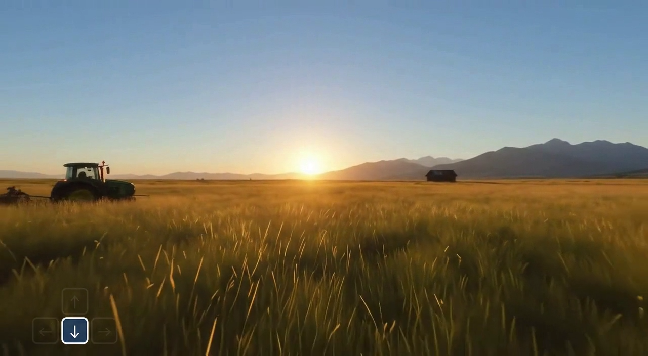 Prairie and Green tractor