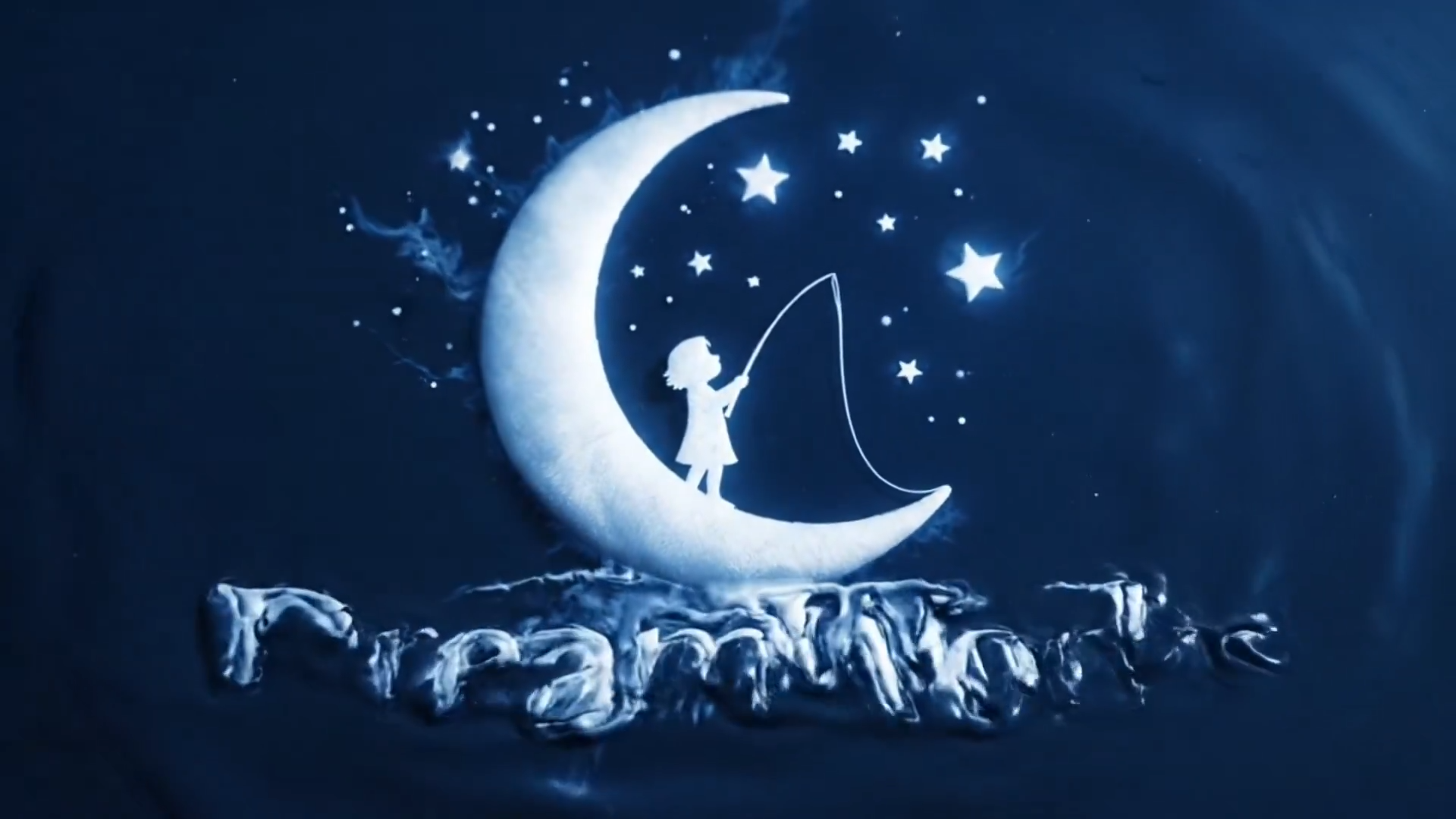 Logo reveal in ink-in-water style