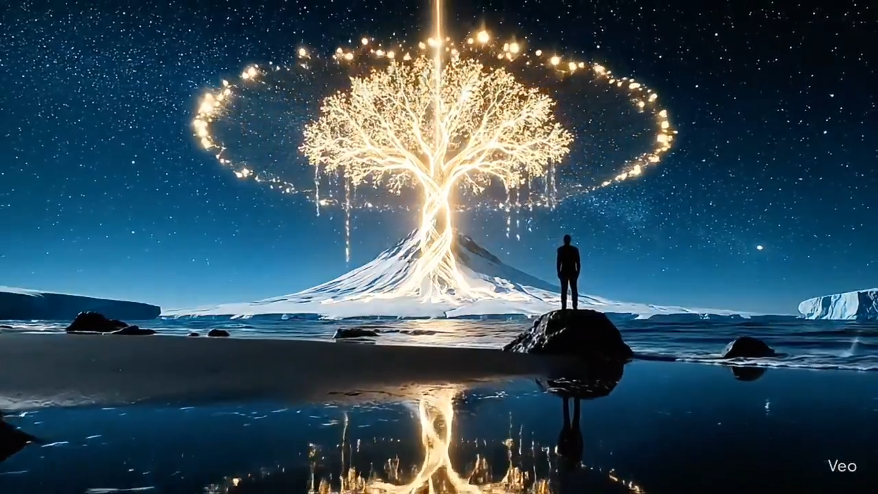 Luminous world-tree