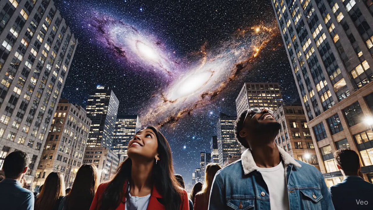 Cosmic Explosion Over the City